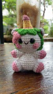 Búp Bê Pony Siêu Xinh Handmade Len Tốt Milk Coton 105 Cm