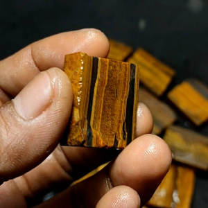 batu akik tiger eye / batu akik tiger eye gold super HQ klep goyang 3D nempel magnet