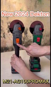 Máy Mài Dùng Pin Dekton M21-AG100PROMAX Thế Hệ Mới | Máy Mài Pin Tốc Cao Full Tính Năng Drop-Control + Antikick Back+ Rapid Stop
