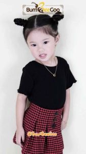 BumBeeGoo - Kaos Anak Perempuan Pita Belakang / Livie Top Atasan Anak Korean Style