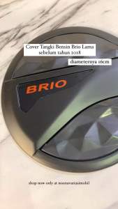 Cover Tangki Bensin Brio Lama Hitam Doff Sebelum Tahun 2018