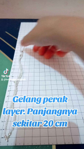 G54 Gelang Perak Mutiara Lapis