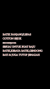 KAIN BATIK PANJANG/LEPAS EKSKLUSIF SAIZ 220cmx90cm KAIN COTTON SESUAI UNTUK TUTUP JENAZAH GENDONG BAYI BAJU BATIK DAN JUGA BAJU KEBAYA
