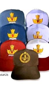 Topi Sekolah Seragam SD SMP SMA PRAMUKA ISI 20 PCS 1 Kodi Murah Berkualitas