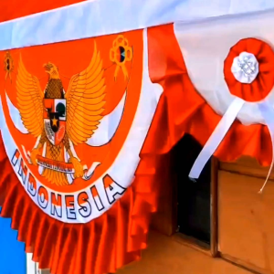 BENDERA MERAH PUTIH || BENDERA GELOMBANG GARUDA  INDONESIA