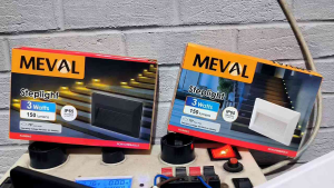MEVAL LAMPU TANGGA 3W 3 WATT CAHAYA KUNING WARM WHITE 3000K STEP LIGHT SNI BERGARANSI 1 TAHUN BAGUS KUALITAS TERJAMIN