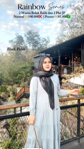 RAINBOW SERIES NEW hijab by Journey Scarves Segi empat premium