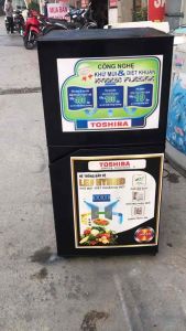 (Chỉ bán ở khu vực Hà nội) Tủ lạnh cũ tốt Toshiba 100L ga lốc zin( có sơn lại)