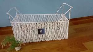 Keranjang Freezer Jaring Kecil Bahan Besi Berlapis Pelastik