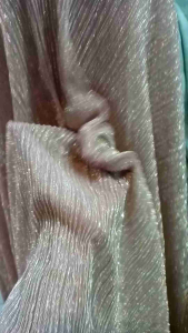 bahan/kain plisket tille gliter