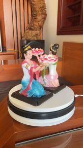Cô tiên dâng đèn cô tiên dâng nến đặt bàn thờ Phật ban thờ gia tiên thần tài