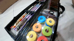 60CM Customized Pancing Kotak Box Fishing Tackle Carry Bag Hard Case Rod Reel Gear Storage Box Beg