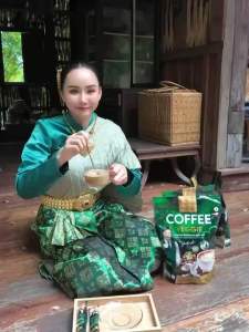 1แถม1 Yumiko กาแฟผัก คลอโรฟิลล์ Veggie Coffee สูตรเข้ม เพื่อสุขภาพ ขับถ่าย คุมหิว อิ่มนาน 1ห่อ/30ซอง