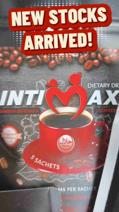 Original IntiMaxx Dietary Drink Coffee Blend with Maca Ginseng Ginger Stevia 5 Sachets 20g Botanical
