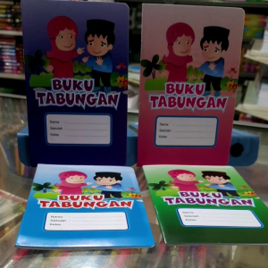 Buku Tabungan Anak. Tebal dan Menarik 20 halaman HVS putih