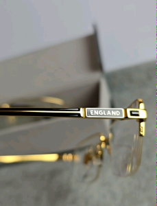 Gọng kính England cận thị Nam nữ - Kính đọc sách viễn thị - Khung Titanum tinh khiết - ống kính ( UVBlue Lens ) Anh Quốc