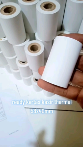 kertas thermal struk kasir ukuran 58mmx40mm per 1roll