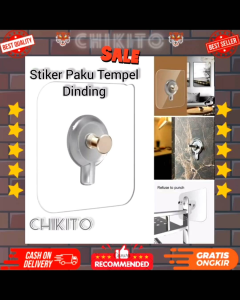 CHIKITO STIKER PAKU TEMPEL DINDING TANPA BOR GANTUNGAN FRAME FOTO