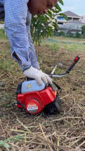 เครื่องตัดหญ้า 2 จังหวะ KANTO 41 CC ตัดหญ้าข้อแข็ง สะพายบ่า ลานสตาร์ทเบา KT-BC-411R