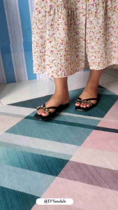 DSANDALS-Tpk003 Agnaela Sandal Teplek Wanita Busa Fylon