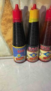 Paket Bundling (Kecap asin Minyak wijen saus tiram saus rajarasa kecap ikan dan kecap inggris)cap sinar mentari