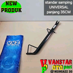 standar samping universal panjang 35 bahan tebal warna hitam