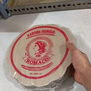 Kertas Nasi Bunga Romaco / Alas Piring isi 250 lembar