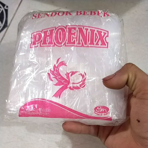 Sendok Plastik Bebek Phoenix Bening Isi 144 Pcs