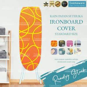 Ironboard Cover (Standard Size) Padded with Sponge / Kain Papan Seterika (Standard Size) (39cm x 99cm) [READY STOCK]