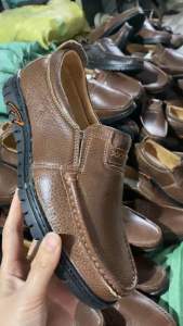 GIÁ XƯỞNG-Giày Lười Nam da bò cao cấp giày mọi đế đốc khâu xung quanh chắc chắn.bảo hành 1 năm.