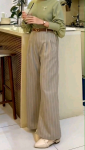 KUMA PANTS Loose Pants Trouser Celana Formal Wanita