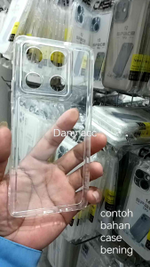 SOFTCASE BENING COCOK UNTUK HP OP. RENO 12F. SILIKON CASING BENING TRANSPARAN HITAM PUTIH PRESISI