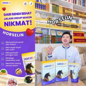 HORSELIN Susu Kuda Liar Asli Untuk Nyeri Sendi Tulang Asam Urat Pegal Linu Original Halal Bpom 200gr