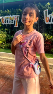 กระเป๋าสะพายข้าง กระเป๋าสตางค์ ากเชือกฟอก