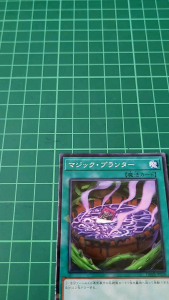 YUGIOH Japanese DBVS-JP028 魔法盆栽  Magic Planter (NPR) LIGHT PLAYED 90%