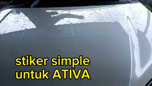 Stiker cermin PERODUA ATIVA