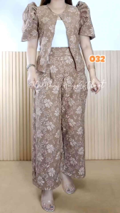 CALESHA| LIZ Modern Filipiniana Bolero Terno Pants for Women [Fit S-L] Graduation Attire for Women| Formal Terno Attire| Classy & Elegant Best Seller Formal Terno| Womenswear Comfort Floral Clothes Breathable Comfy Comfortable Casual Filipiniana Coords