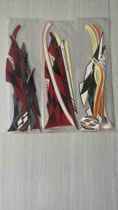 STIKER STRIPING LIS LES BODY MOTOR SCOOPY SPORTY 2018 2019
