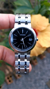 Đồng Hồ Nam Si Nhật💥 💫 CITIZEN - Eco-Drive - H415 💫 Radio Controlled - Titanium ( Bảo Hành 12 Tháng ) Kính Sapphire 💫Size 36.5 mm - Size Dây 18.5 cm 💥 N.156