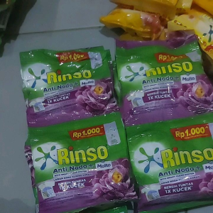 12PCS RINSO BUBUK SACHET DETERGENT 40/42GR