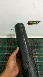 Selenser Slongsong Karbon Keflar Hexagon Asli Bukan Lapisan Buat 2 Tak