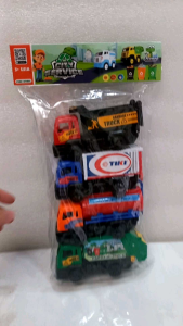 Mainan Mobil Mobilan Truck Set City Service isi 4 pcs no OCT 6136