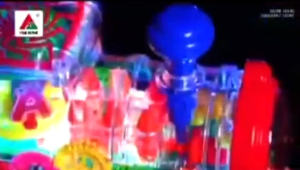 NEW TOY TRANSPARENT GEAR TRAIN WITH LIGHTING AND SOUND
