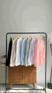 Blouse wanita korean style/Bushra Blouse/Blouse lace korean/Fashion Kondangan Lebaran Kuliah Kerja Wanita 2024