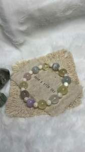 Crystal Soft Glow 5 Elements Crystal Bracelet Natural Colors Gentle Connection