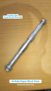 As roda Depan / Axle Fron Wheel (L=20-265mm) Untuk Shock 31mm Viar (11A) Sparepart Roda tiga