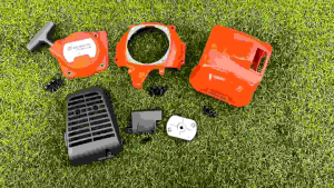 A20ชุดสี เครื่องตัดหญ้า 2 จังหวะ (ครบชุดพร้อมติดตั้ง) "ยี่ห้อ"ฮุสวาน่า HUSQVARNA 541RS พร้อมน็อตยึดชุบแข็งครบทุกชิ้น #ตรงปก #งานคุณภาพ #ทนทานแข็งแรง #แท้ติดเครื่องใหม่มา