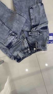 กางเกงยีนส์ขาตรงสุดฮิตJRn108คาร์โก้