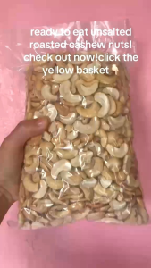 roasted cashew nuts unsalted 250grams(1/4kl) antipolos delicacy