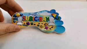 Subic Bay Colourful Ceramics Ref Magnets - 2D Design Souvenir for Philippines Travel and Decoration